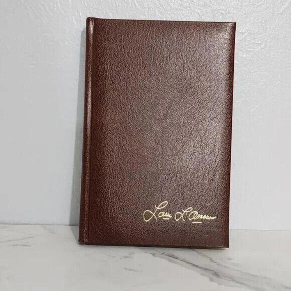 3/$25 Reilly's Luck Louis L'Amour Leatherette Book Gold Edge Western Novel